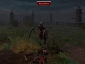 Vi möter ett skelett i Diablo II: Resurrected VR