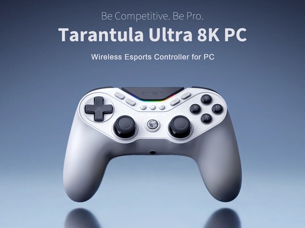 GameSir Tarantula Ultra 8K PC ansluts via USB-C och 2,4 GHz trådlöst.