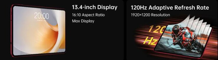 Den stora Android surfplattan har en 120Hz-skärm (Bildkälla: Teclast)