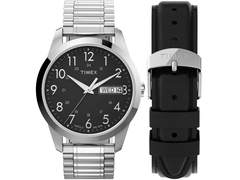 Timex Main Street Round TWG027900JQ har en vattentäthet på 30 m (3 bar)