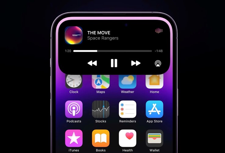 Dynamic Island kan i iPhone bland annat användas för att styra musikåtergivningen eller för att visa löpande bakgrundsaktiviteter som timer.