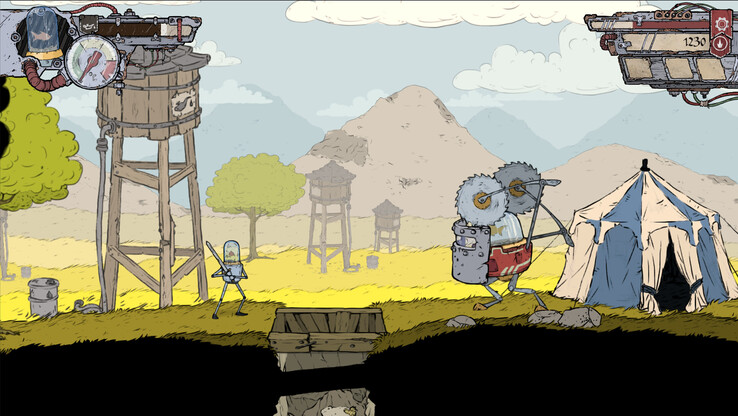 Bild som visar en strid i Feudal Alloy. (Bildkälla: Steam)