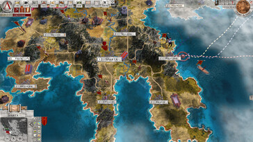 Bild: En skärmdump från spelet Imperiums: Greek Wars.