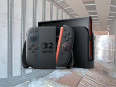 På bilden - En bild av Nintendo Switch 2 överlagrad över en bild av släpet som bröts upp under en inspektion före resan på Love&#039;s Truck Stop i Bennett. (Bildkälla: ACSO - Redigerad)