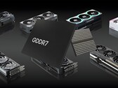 GDDR7-minne visas med Nvidia RTX 50-seriens GPU:er (Bildkälla: Memphis Electronic, Nvidia Blog med redigeringar)
