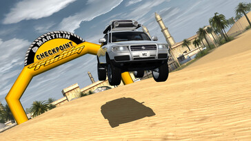 På bilden: En skärmdump från World Racing 2 - Champion Edition.