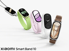 Den officiella teasern antyder en något större skärm med tunnare ramar. På bilden: Smart Band 10. (Bildkälla: Xiaomi - redigerad)