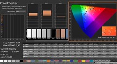 CalMAN: ColorChecker (kalibrerad)