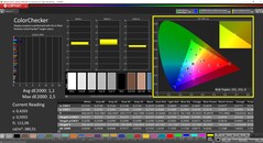 CalMAN ColorChecker kalibrerad