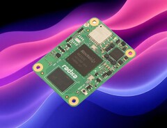 Radxa CM4 SoM (system on module) finns nu till försäljning och kostar från $70. (Bildkälla: Arace Tech, redigerad)