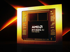 Ryzen AI Max+ 392 är en av två nya Strix Halo APU:er som presenteras under CES 2026. (Bildkälla: AMD - redigerad)