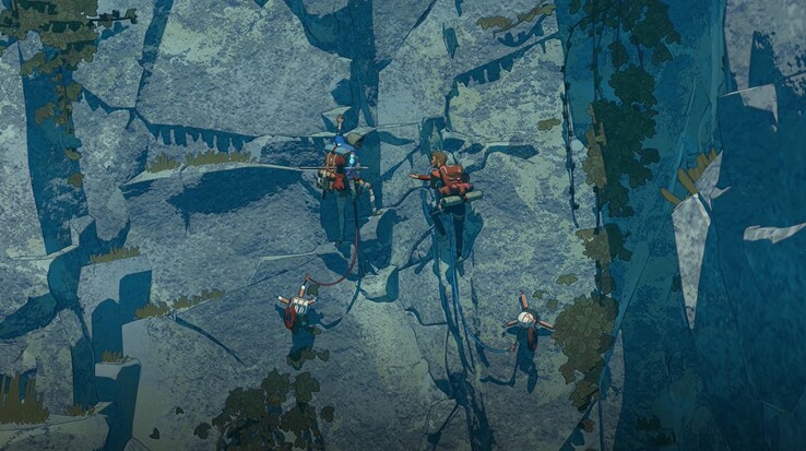 En skärmdump från spelet från Cairn