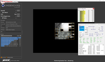 Cinebench R15 med flera trådar