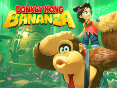 Donkey Kong Bananza-konstverk som visar Donkey Kong och Pauline med logotyp (Bildkälla: Nintendo of America med ändringar)