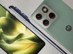 Motorola Edge 70 i sina två kända lanseringsfärger. (Bildkälla: via Evan Blass)