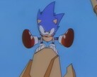 En AI-uppskalad rendering av Sonic CD:s öppning