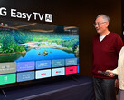 LG Easy TV erbjuder fjärrkontroll och hjälpknapp. (Bildkälla: LG Electronics)