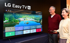 LG Easy TV erbjuder fjärrkontroll och hjälpknapp. (Bildkälla: LG Electronics)