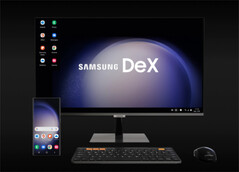 Samsung DeX in One UI 8 har ett mer modernt utseende än den version som visas här. (Bildkälla: Samsung) 