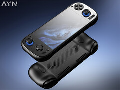 Odin 3 är för närvarande den första bekräftade Snapdragon 8 Elite-spelhanddatorn. På bilden: en kampanjbild av enheten. (Bildkälla: AYN)