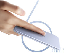 PicoGo Air kostar cirka 43,44 USD i Kina. På bilden: en reklambild som visar powerbankens tunna design.