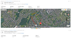 Galaxy S25 jämfört med Garmin Venu 2
