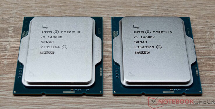 Intel Core i9-14900K och Intel Core i5-14600K