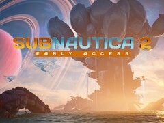 Banner för lansering av Subnautica 2 med tidig tillgång visas