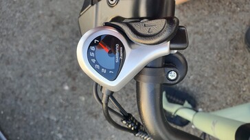 Shimano 7-växlad växel - Test av Touroll B2 elcykel