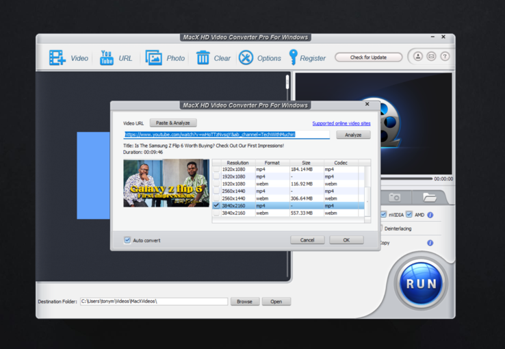 WinX/MacX Video converter laddar ner en av mina videos (Bildkälla: Antony Muchiri)