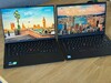 X1 Carbon Gen 14 (till vänster) jämfört med Gen 7 (till höger)