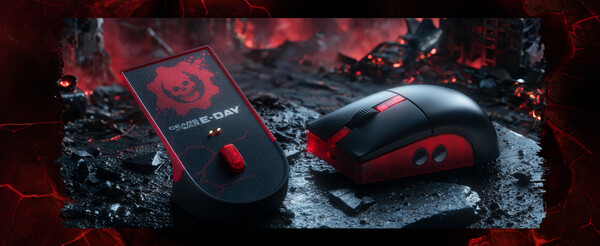 8BitDo Retro R8 Mouse har också Huano-brytare.