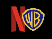 En sammanslagning med WB HBO Max skulle göra Netflix till den främsta streamingplattformen. Netflix och WB:s logotyper på bilden. (Bildkälla: @actionecomics på X)