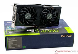 KFA2 GeForce RTX 4060 1-Click OC 2X recension. Testenheten tillhandahölls av HMC Bremen.