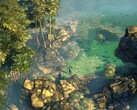 En bild som visar två karaktärer i Shadow Tactics: Blades of the Shogun.