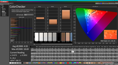 ColorChecker före kalibrering