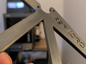 Närbild av RepRack-monteringssystemet.