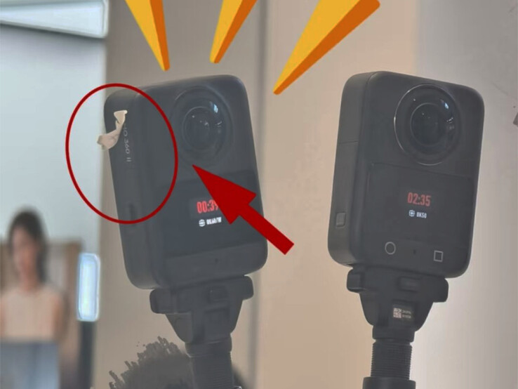 Osmo 360 II och Osmo 360, från vänster till höger.