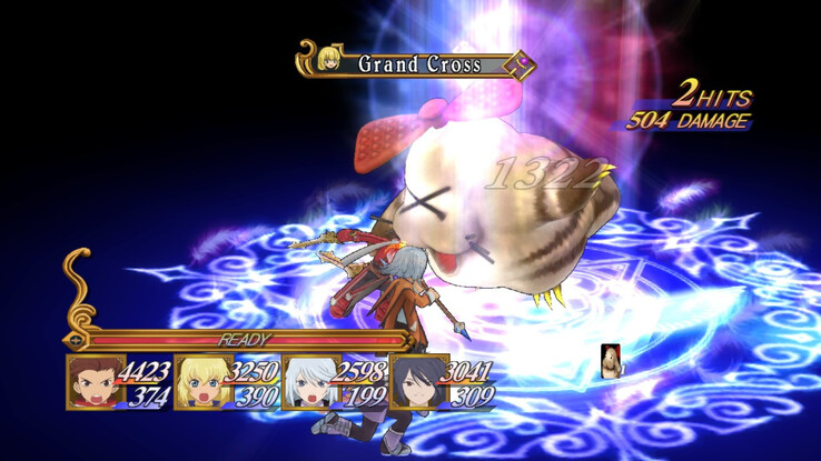 En skärmdump från spelet Tales of Vesperia.