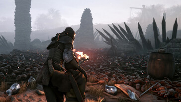 En bild som visar en svärm av råttor i A Plague Tale: Innocence.