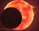 En konstnärs koncept av planeten TRAPPIST-1 d som kretsar runt sin stjärna (Bildkälla: NASA, ESA, CSA, Joseph Olmsted och STScI)