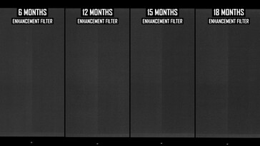 MU bränner in testresultat efter 18 månader. (Bildkälla: Monitors Unboxed på YouTube)