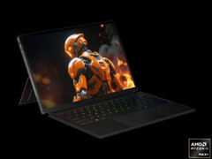 OneXPlayer Super X kommer att finnas tillgänglig på Kickstarter i slutet av september 2025. På bilden: en reklambild av spelhanddatorn. (Bildkälla: OneXPlayer)