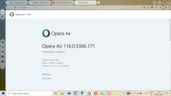 Kontroll av hur mycket RAM Opera Air behöver för att ladda och visa 4 flikar. Bild källa: Notebookcheck