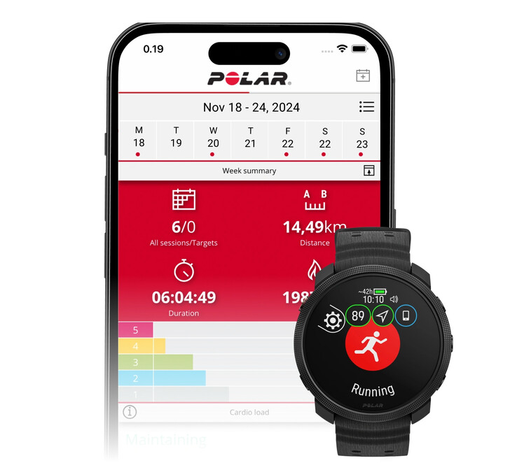Grit X2 är kompatibel med Polar Flow-appen på Android, iOS och webben. (Bildkälla: Polar)