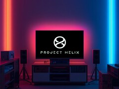 Xbox-konsolen från Project Helix visas i vardagsrummet