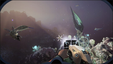 På bilden: En skärmdump från spelet Subnautica 2.