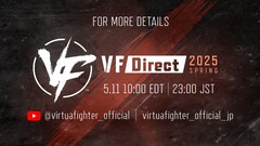 Fans över hela världen kan titta på eller spegla VF Direct-sändningen (Bildkälla: SEGA via X)