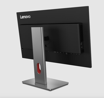 Baksidan av Lenovo P27UL OLED-skärmen.