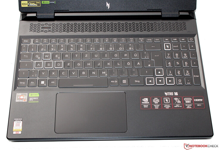 Acer Nitro 16 tangentbord